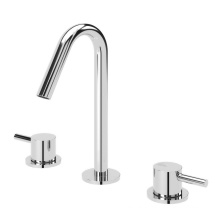 Double Handle Sink Brass Chrome Faucet